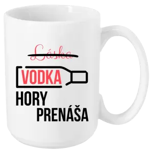 Hrnček Vodka hory prenáša