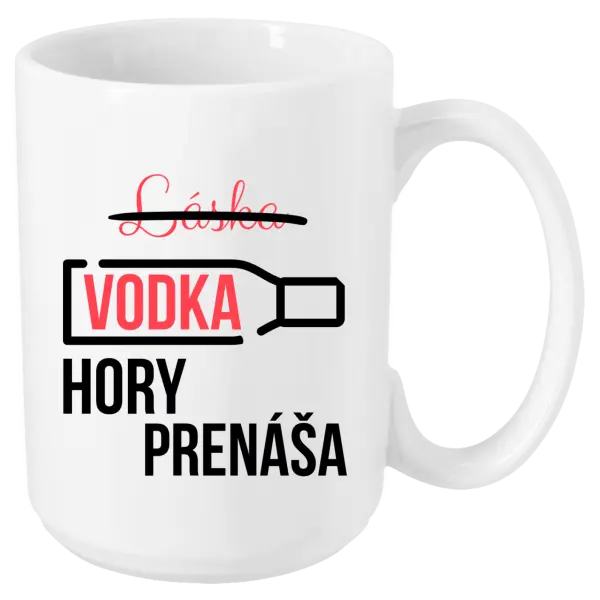 Hrnček Vodka hory prenáša