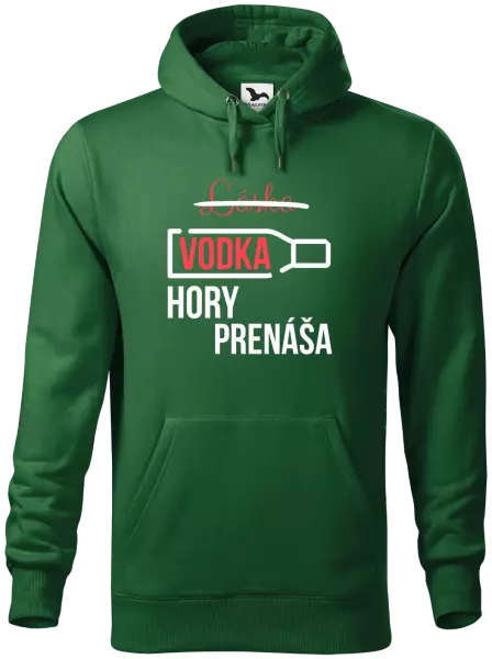 Pánska mikina Vodka hory prenáša