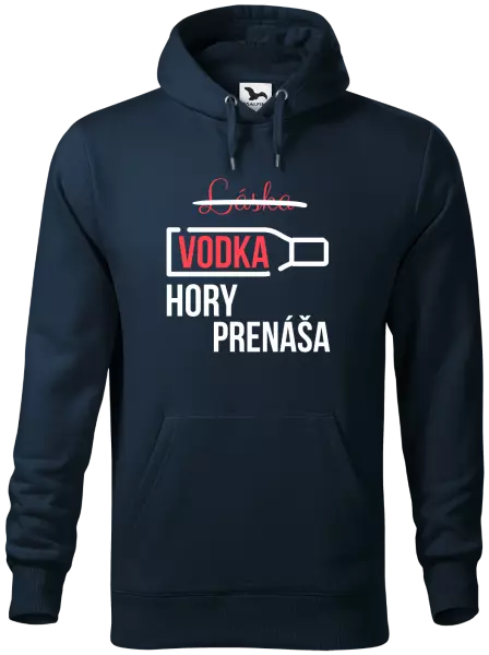 Pánska mikina Vodka hory prenáša