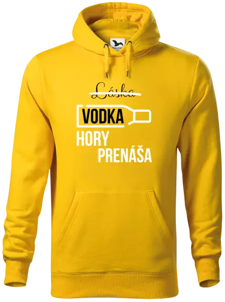 Pánska mikina Vodka hory prenáša
