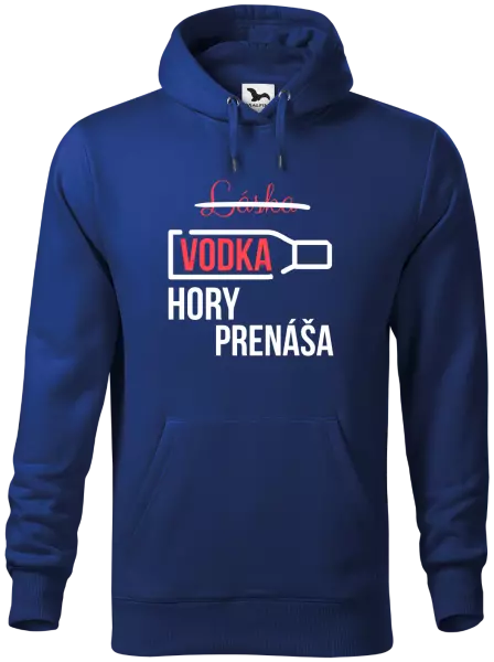 Pánska mikina Vodka hory prenáša