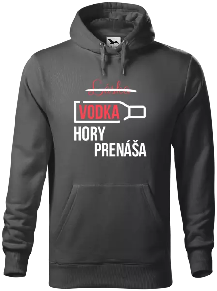 Pánska mikina Vodka hory prenáša