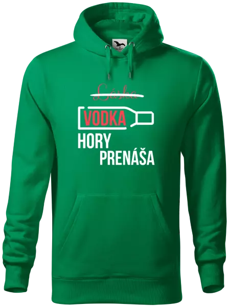 Pánska mikina Vodka hory prenáša