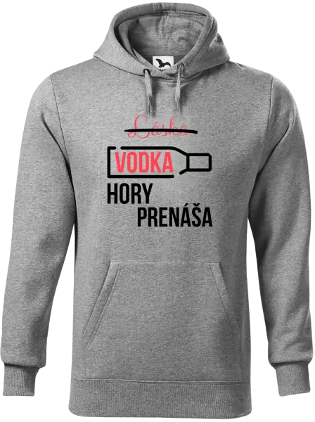 Pánska mikina Vodka hory prenáša
