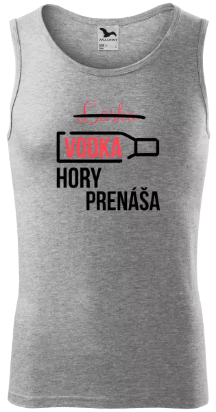 Pánske tielko Vodka hory prenáša