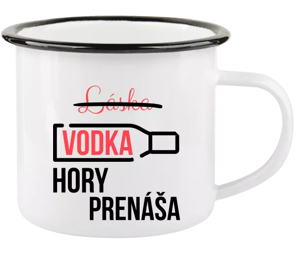 Plecháčik Vodka hory prenáša