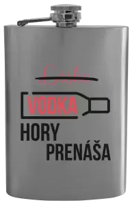 Ploskačka Vodka hory prenáša