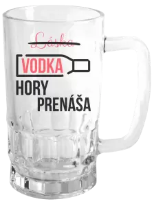 Polliter Vodka hory prenáša