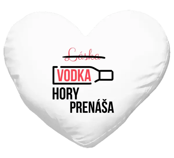 Vankúš Vodka hory prenáša