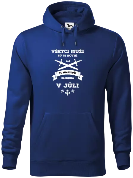 Pánska mikina Všetci muži sú si rovní. Tí najlepší sa rodia v ...
