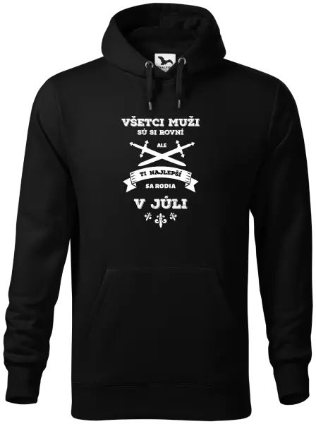 Pánska mikina Všetci muži sú si rovní. Tí najlepší sa rodia v ...