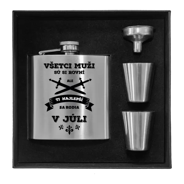 Ploskačka v krabičke Všetci muži sú si rovní. Tí najlepší sa rodia v ...