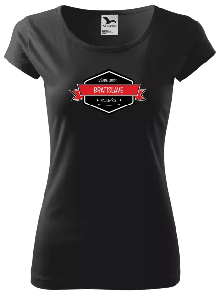 Dámske tričko Všade dobre v... najlepšie