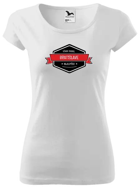 Dámske tričko Všade dobre v... najlepšie