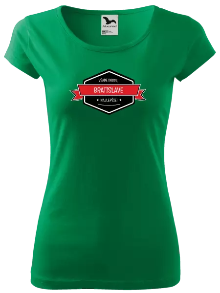 Dámske tričko Všade dobre v... najlepšie