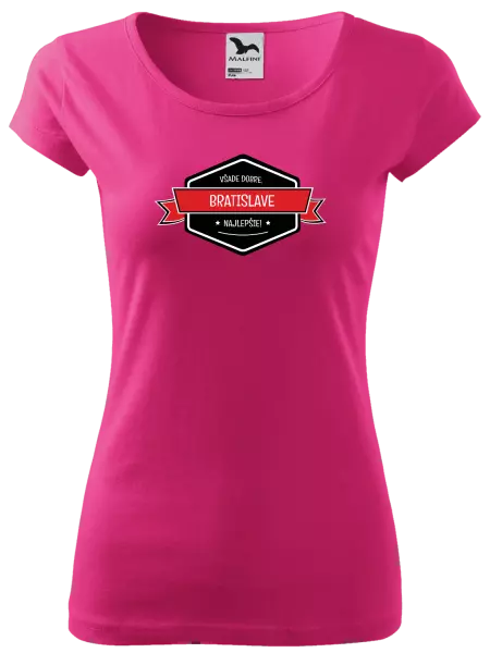 Dámske tričko Všade dobre v... najlepšie