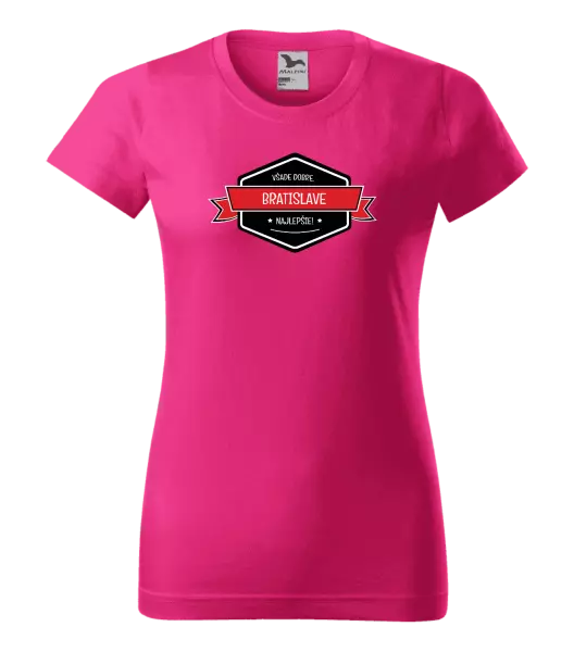 Dámske tričko Všade dobre v... najlepšie