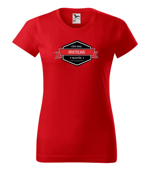 Dámske tričko Všade dobre v... najlepšie