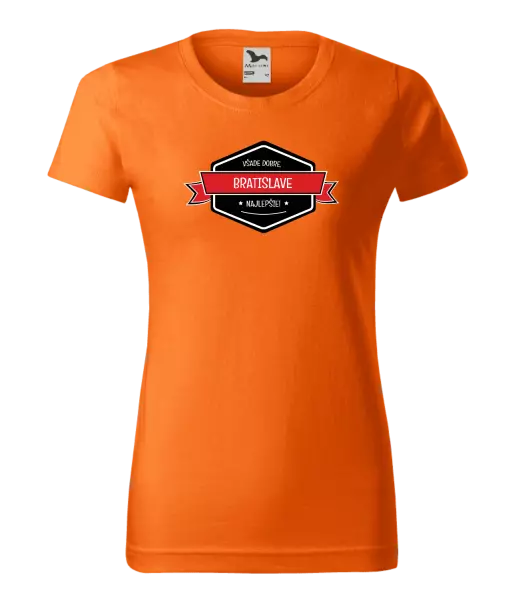 Dámske tričko Všade dobre v... najlepšie