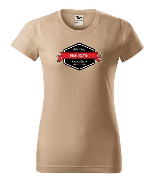 Dámske tričko Všade dobre v... najlepšie