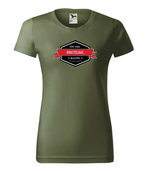 Dámske tričko Všade dobre v... najlepšie