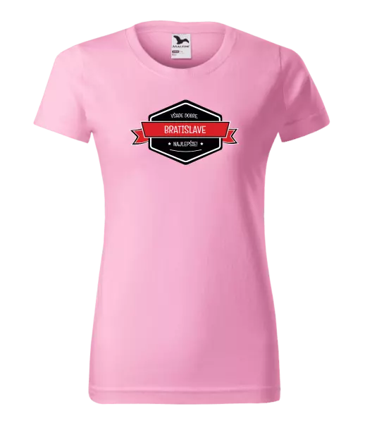 Dámske tričko Všade dobre v... najlepšie