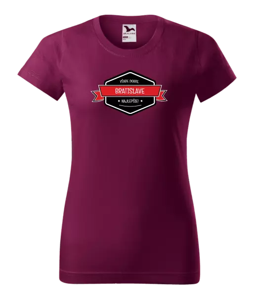 Dámske tričko Všade dobre v... najlepšie