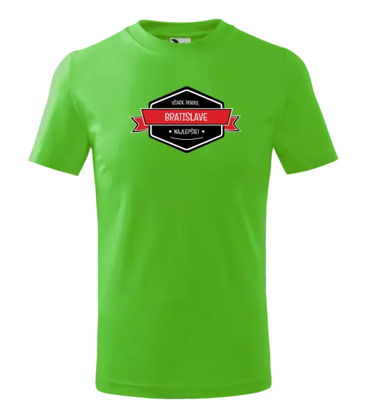 Detské tričko Všade dobre v... najlepšie