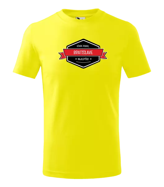 Detské tričko Všade dobre v... najlepšie