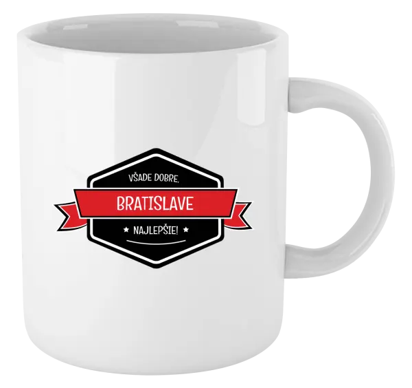 Hrnček Všade dobre v... najlepšie