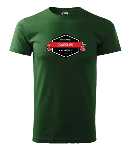 Pánske tričko Všade dobre v... najlepšie