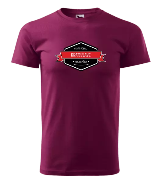 Pánske tričko Všade dobre v... najlepšie