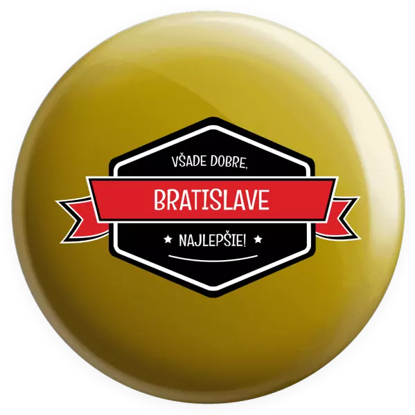 Placka Všade dobre v... najlepšie