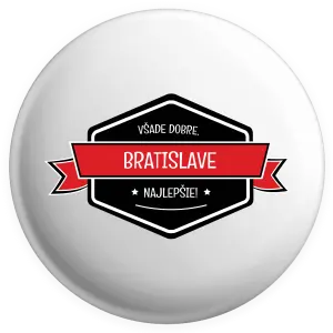 Placka Všade dobre v... najlepšie