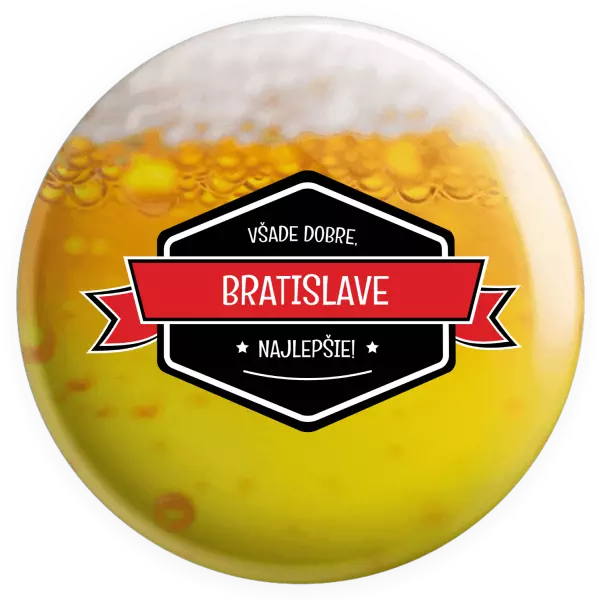 Placka Všade dobre v... najlepšie