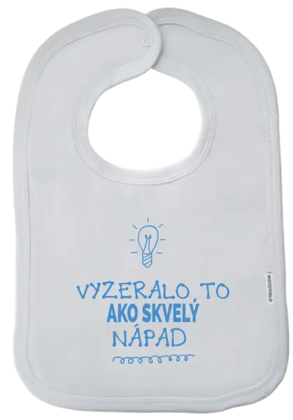 Detský podbradník Vyzeralo to ako skvelý nápad