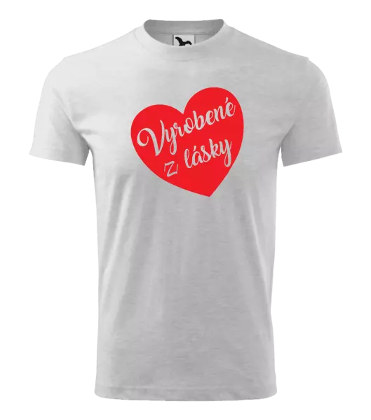 Detské tričko Vyrobené z lásky