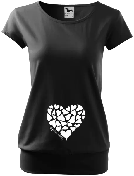 Tehotenské tričko Vyrobené z lásky...