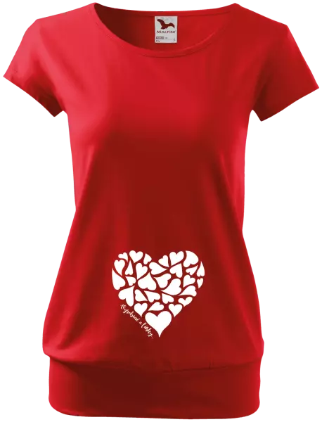 Tehotenské tričko Vyrobené z lásky...