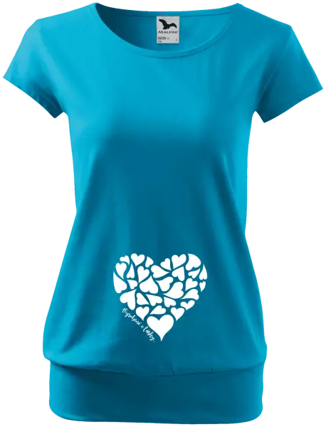 Tehotenské tričko Vyrobené z lásky...