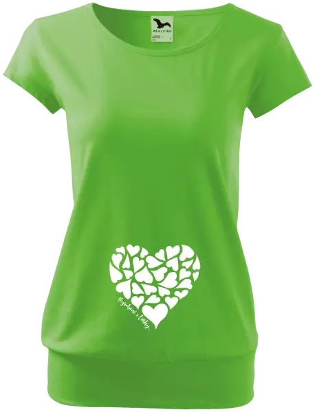 Tehotenské tričko Vyrobené z lásky...