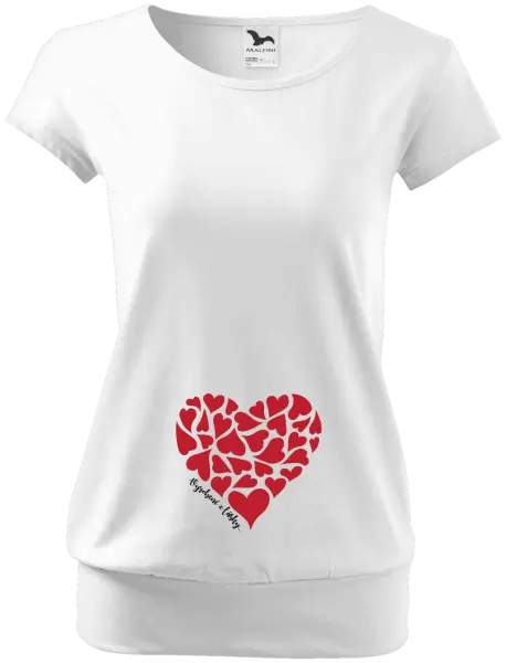 Tehotenské tričko Vyrobené z lásky...