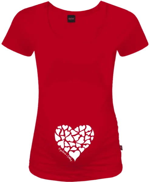 Tehotenské tričko Vyrobené z lásky...