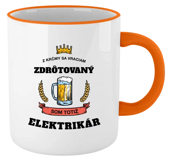 Hrnček Z krčmy sa vraciam - Elektrikár
