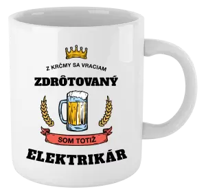 Hrnček Z krčmy sa vraciam - Elektrikár