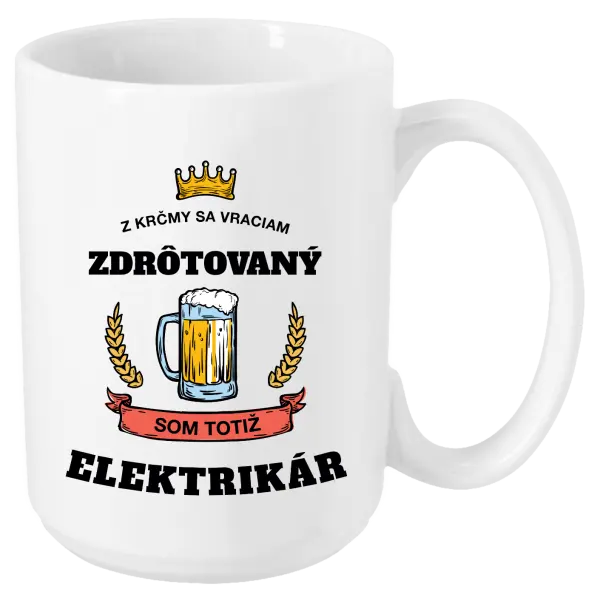 Hrnček Z krčmy sa vraciam - Elektrikár