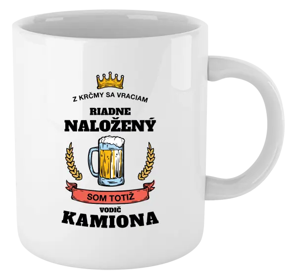 Hrnček Z krčmy sa vraciam - Vodič Kamiónu