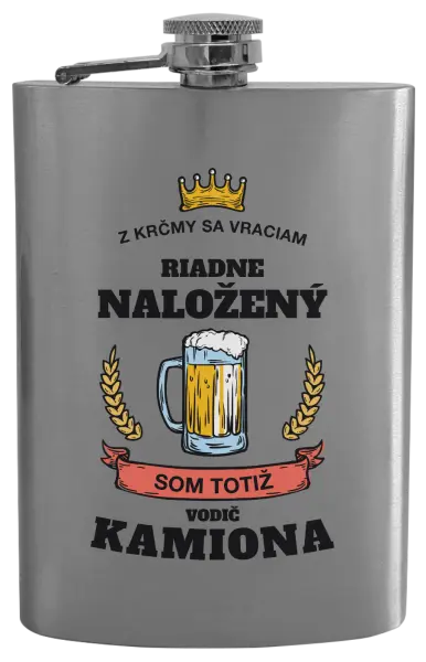 Ploskačka Z krčmy sa vraciam - Vodič Kamiónu