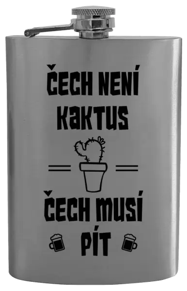 Placatka Čech není kaktus, Čech musí pít